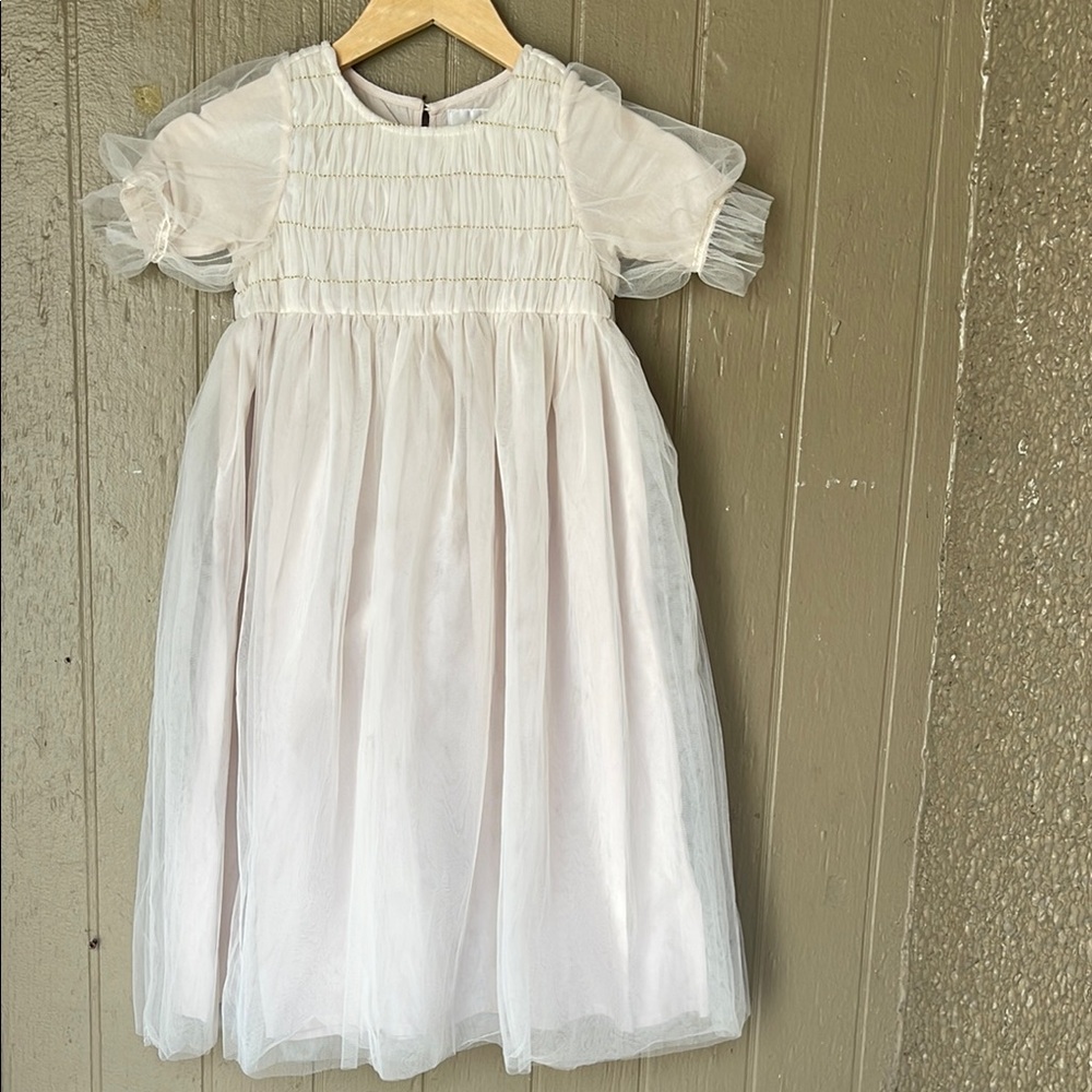 Nellystella Elegant girl cream Tulle Dress